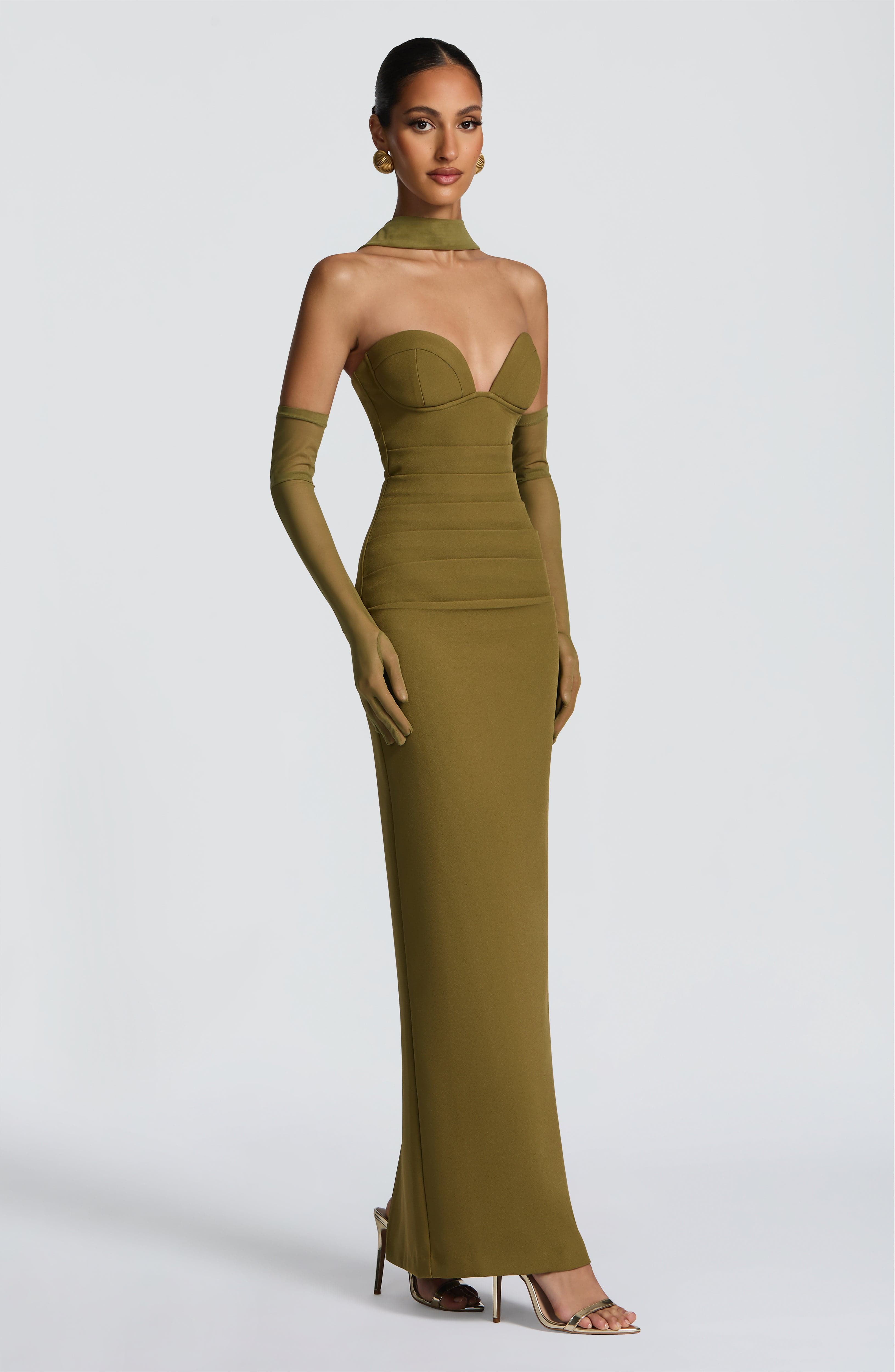 Ayla Scarf - Deep Olive
