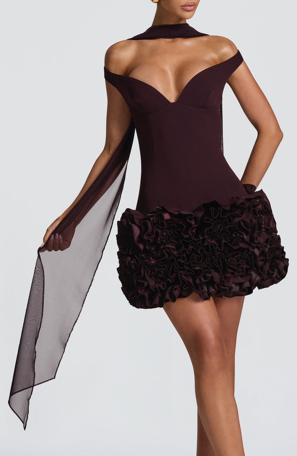 Ayla Scarf - Plum