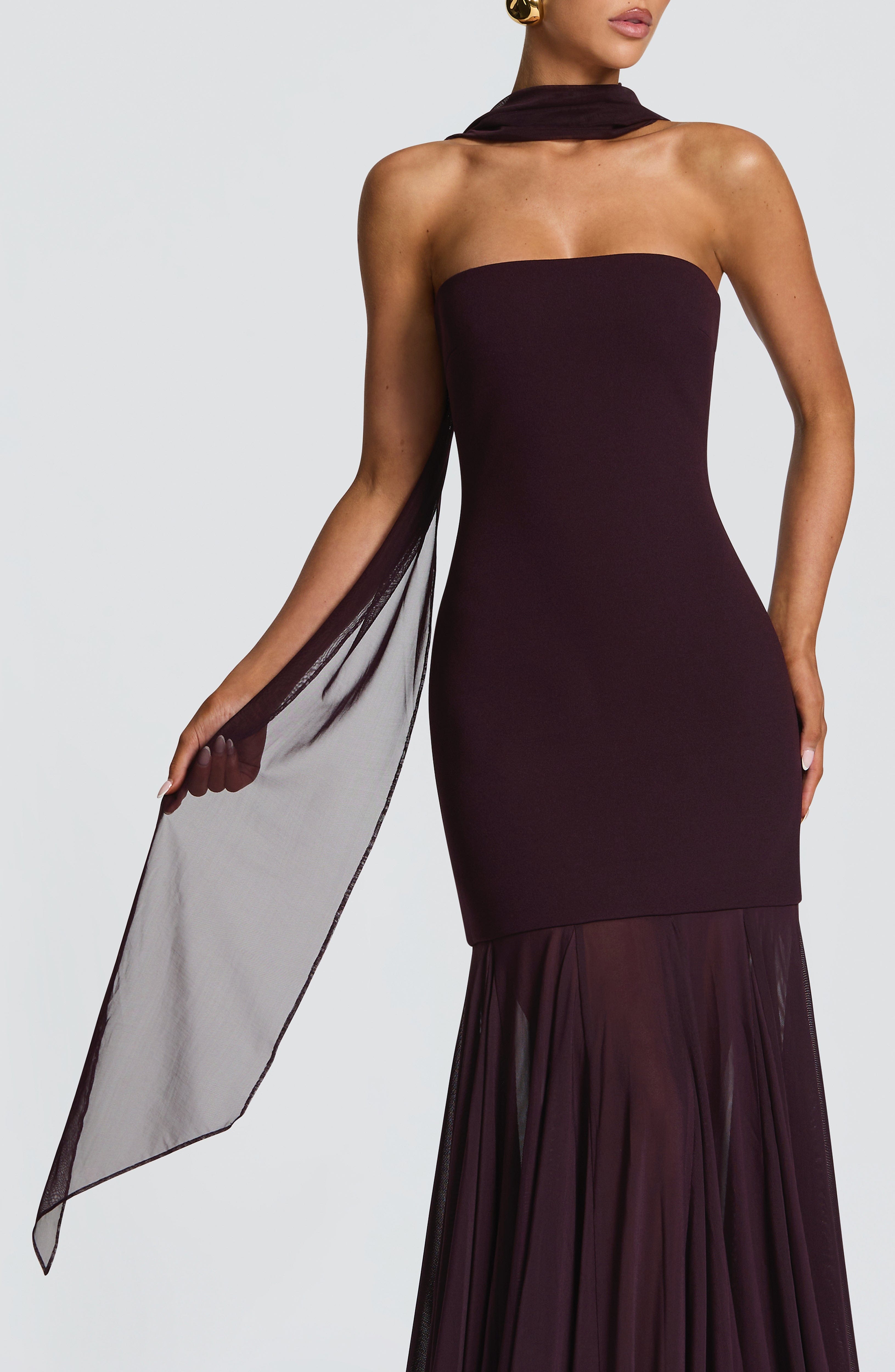 Ayla Scarf - Plum