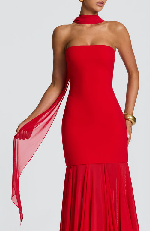 Ayla Scarf - Red