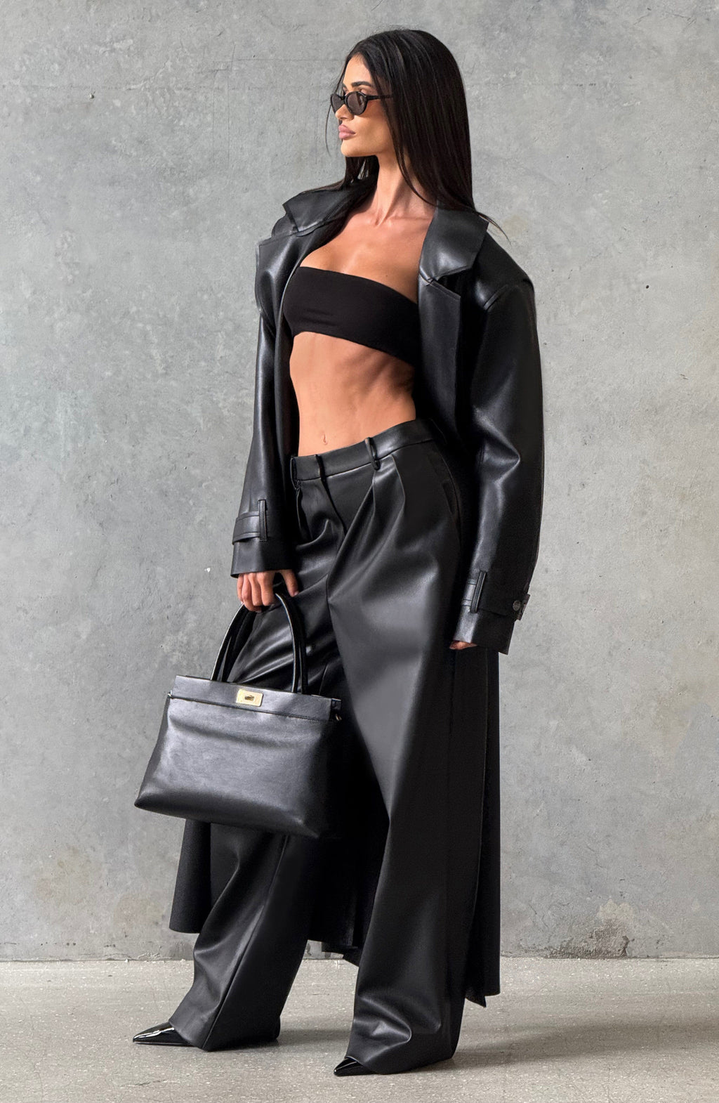 Bridget Trench Coat - Black