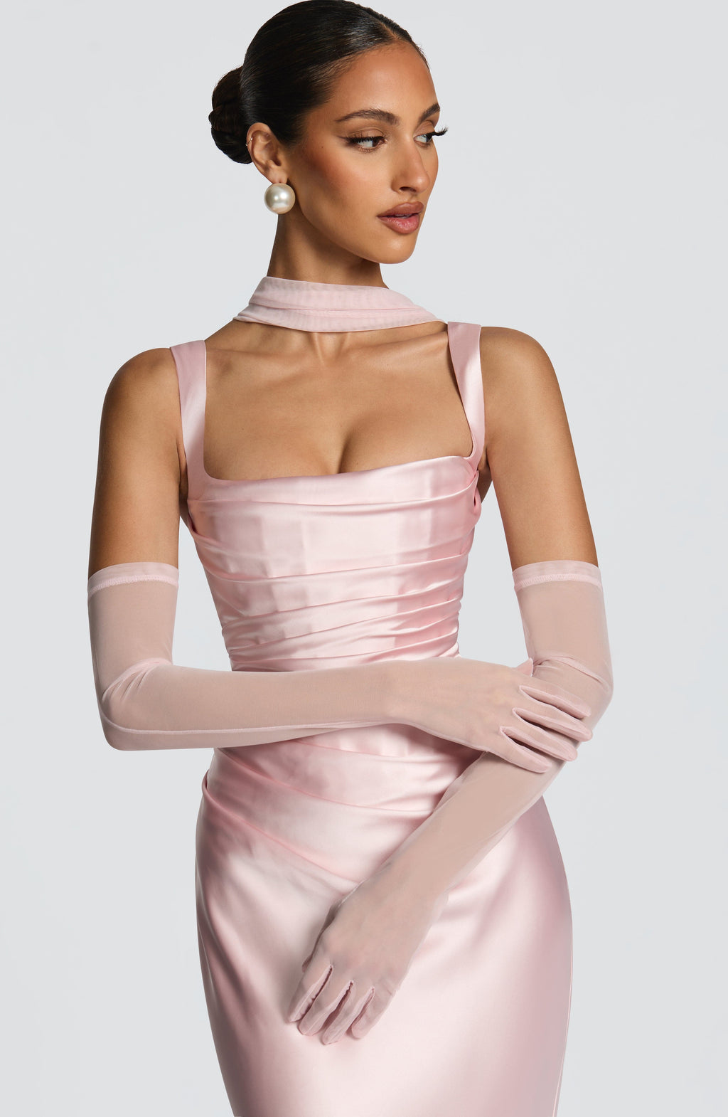 Calanthe Maxi Dress - Blush