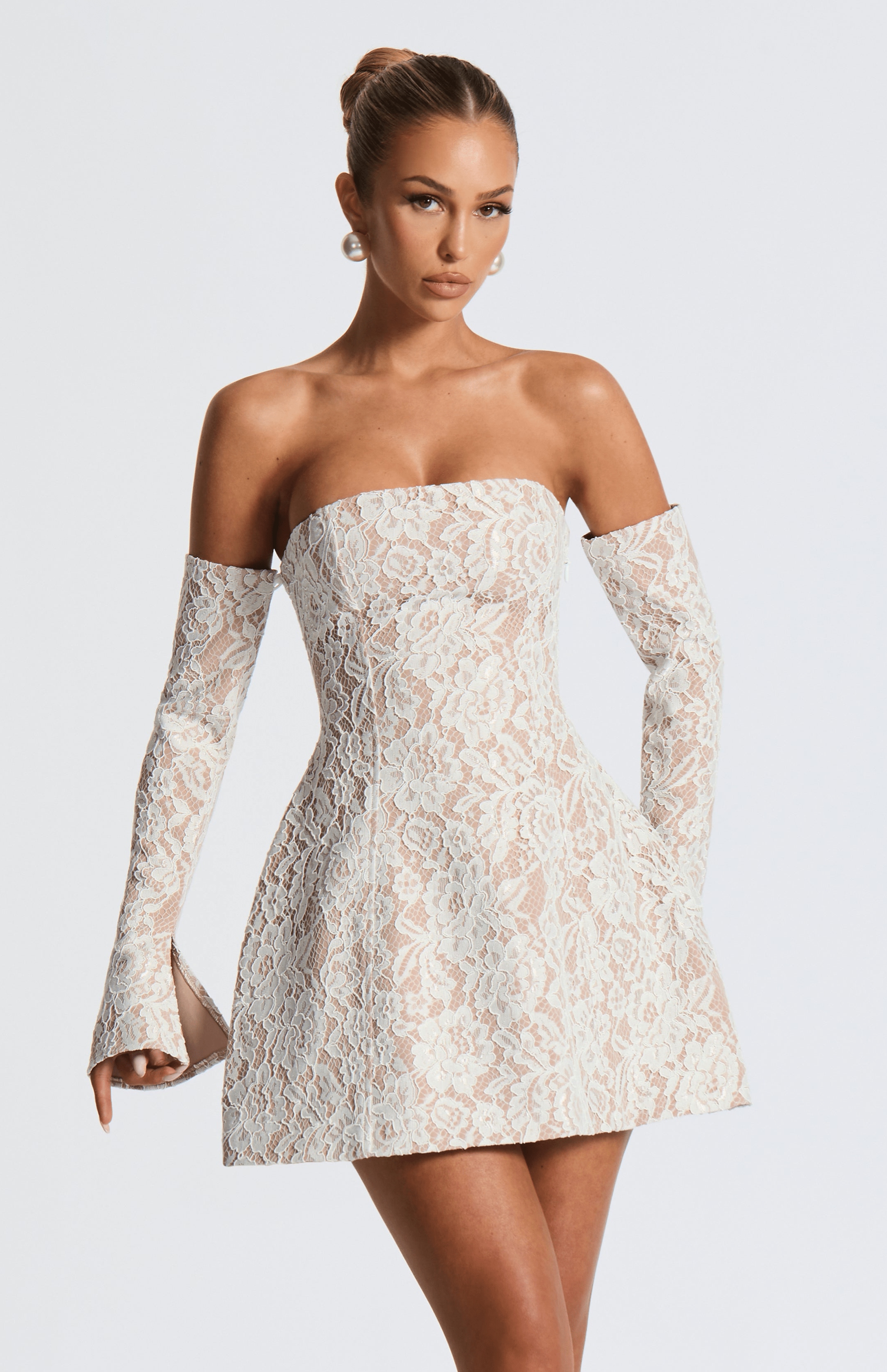 Salone Mini Dress - Ivory