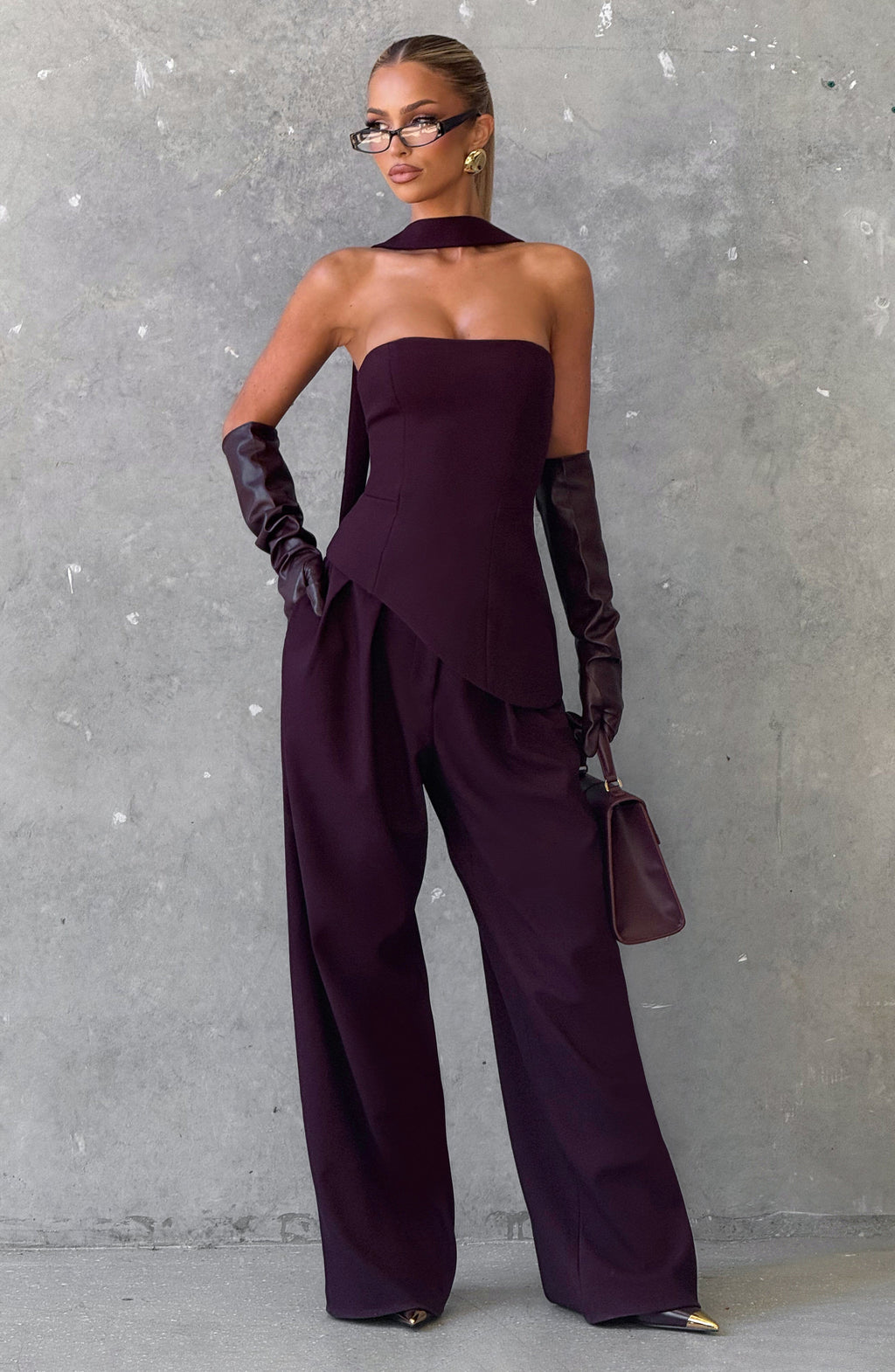 Sloan Top - Plum