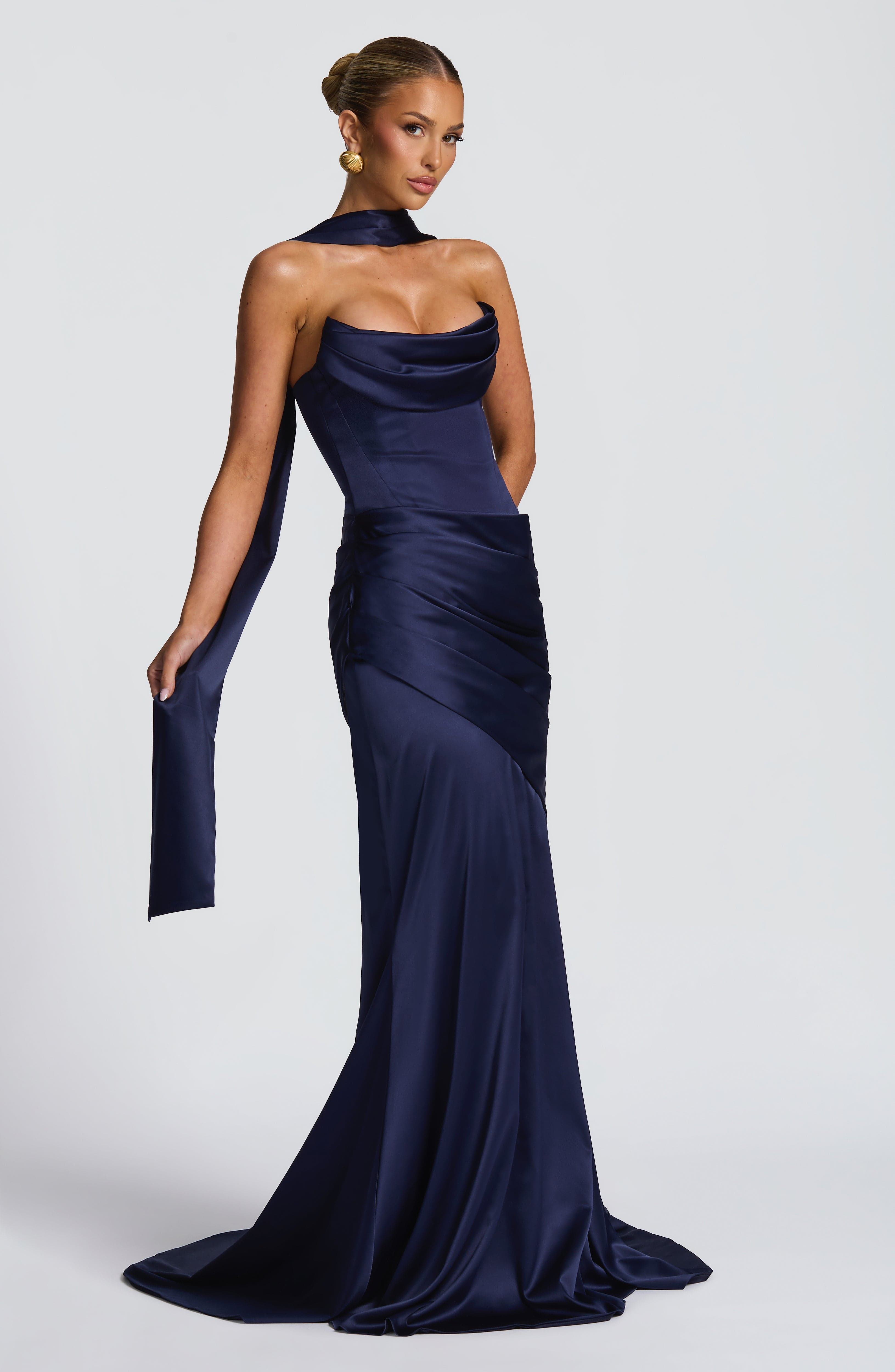 Sybil Scarf - Navy